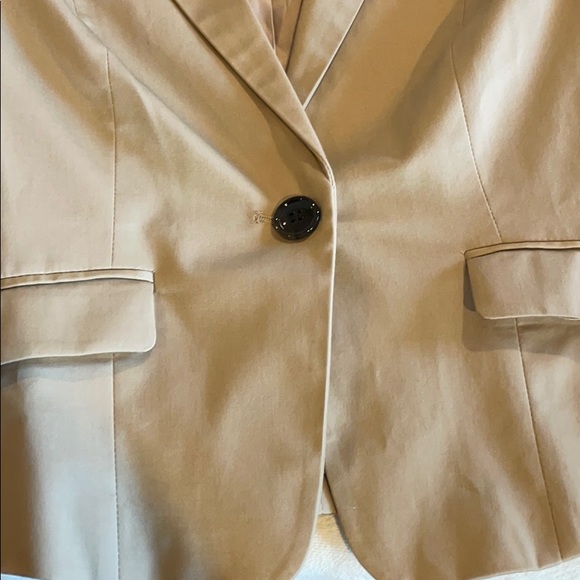 Forever 21 Blazer Jacket Suit Coat Tan 8 Business - Picture 6 of 13